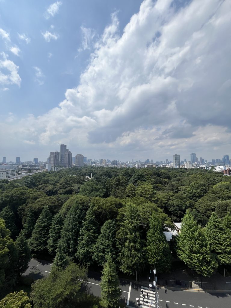 バルコニーからの眺めの画像