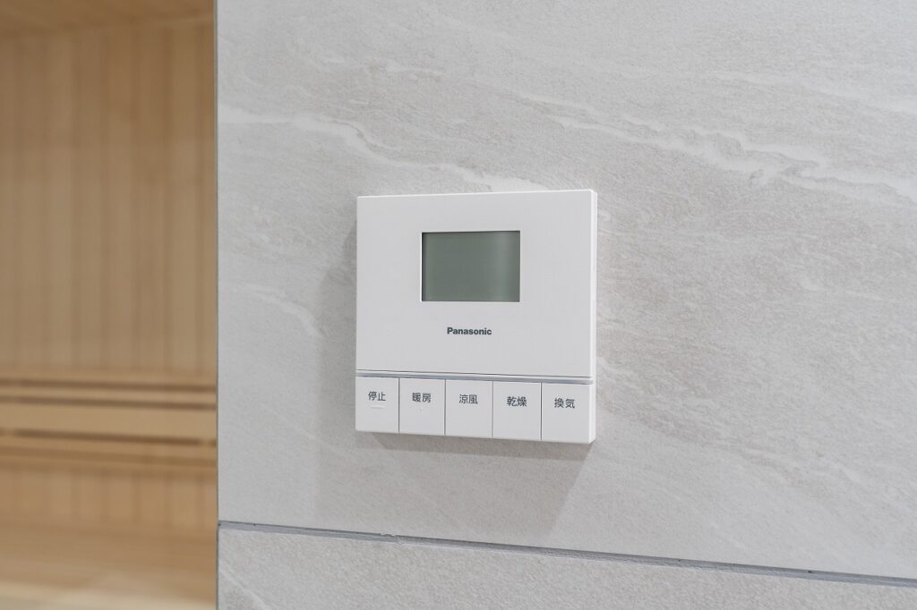 浴室乾燥機の操作パネルの画像