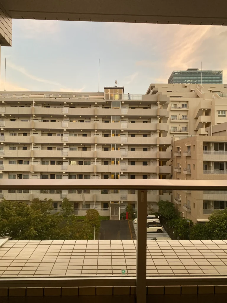 バルコニーからの眺めの画像
